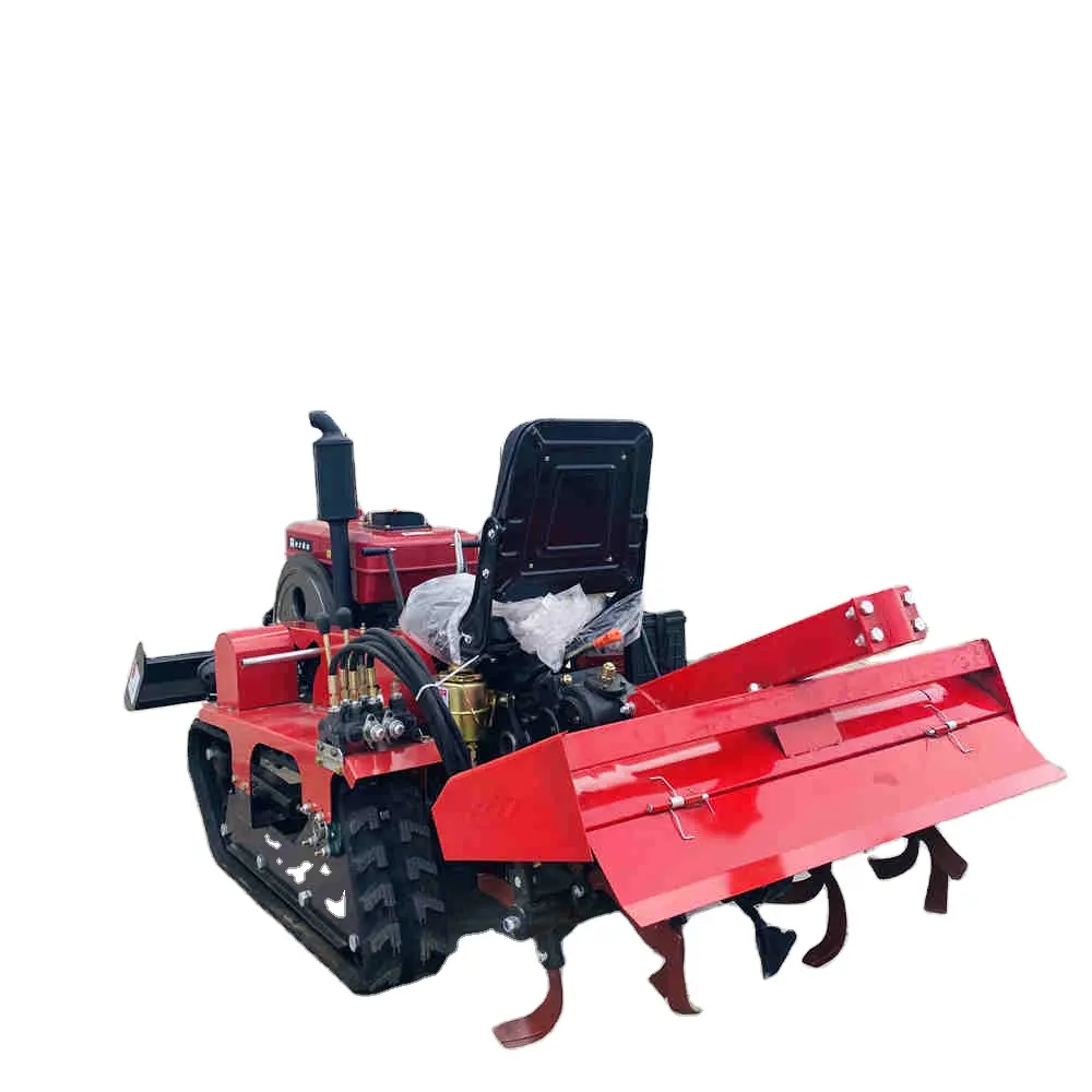 Macchine agricole mini motozappa cinese bulldozer trattore cingolato 25hp 50hp 60hp con escavatore in vendita