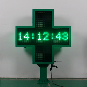 Animierte Steuer karte LED P16 RGB Programm bildschirm LED Apotheke Kreuz schild mit Wifi-Steuerung
