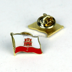HOT Lưu Niệm Biểu Tượng Tùy Chỉnh Gibraltar Quốc Gia Cờ Pins Tráng Men Huy Hiệu Gibraltar Lưu Niệm Huy Hiệu Pins - Product Image 1