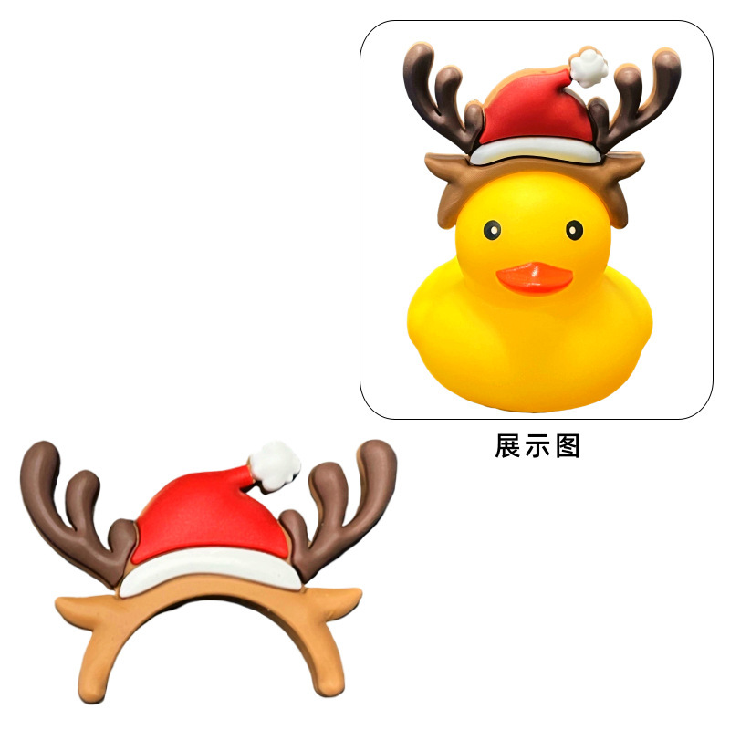 Christmas antlers with adhesive backing