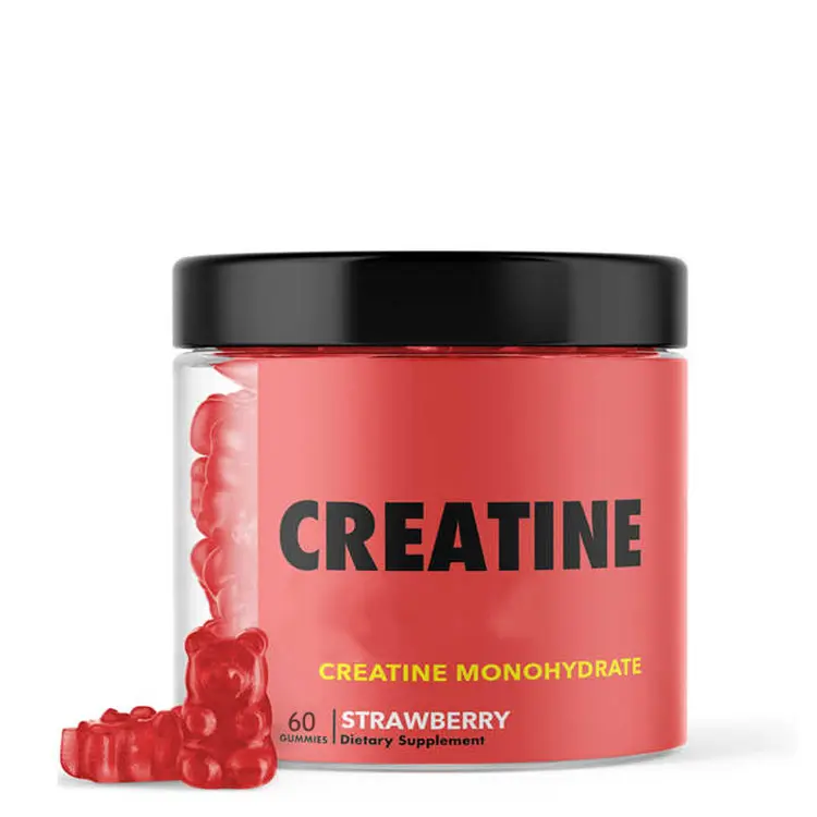 Wholesale OEM ODM Pre Workout Creatine Gummies Boost Energy Creatine Monohydrate Gummies Supplement