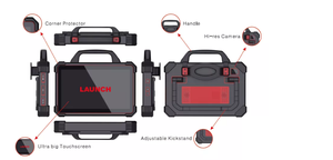 X-431 LAUNCH X431 PADVII PAD7 & X-PROG3 Set Automotive Diagnostic Programming Tool Alle Schlüssel Lost Key Programmer Wegfahr sperre - Product Image 3