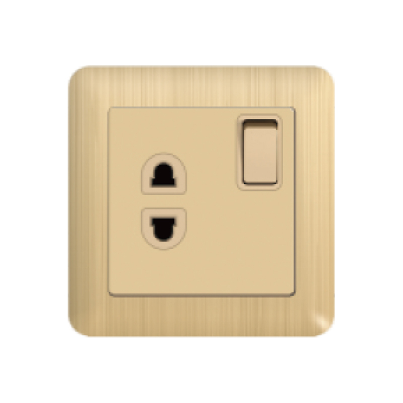 1gang Two hole socket