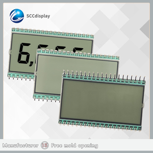 Display LCD a 7 segmenti statico SJXDGN046 HTN moduli digitali monocromatici positivi con punto decimale a basso prezzo - Product Image 6