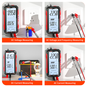 Super Full Screen Digital Multimeter Rechargeable Full <strong>Function</strong> 6000 Counts Auto Range Non Contact Voltage <strong>Testing</strong> Equipment - Product Image 5