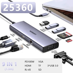 UGREEN扩展坞C型扩展屏幕投影转换USB集线器集线器迅雷4多功能接口适配器 - Product Image 3