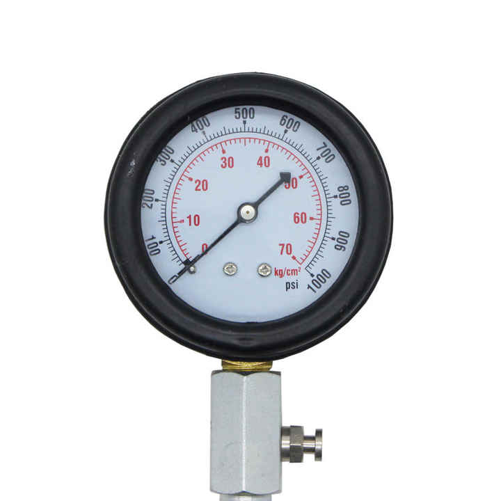 TU-15 Diesel Engine Compression Cylinder Pressure Meter Tester Gauge Kit 0-1000 psi