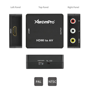 HDMI için 4K AV dönüştürücü adaptörü HDMI için RCA Video ses dönüştürücü HD kamera Laptop HD DVD projektör - Product Image 3