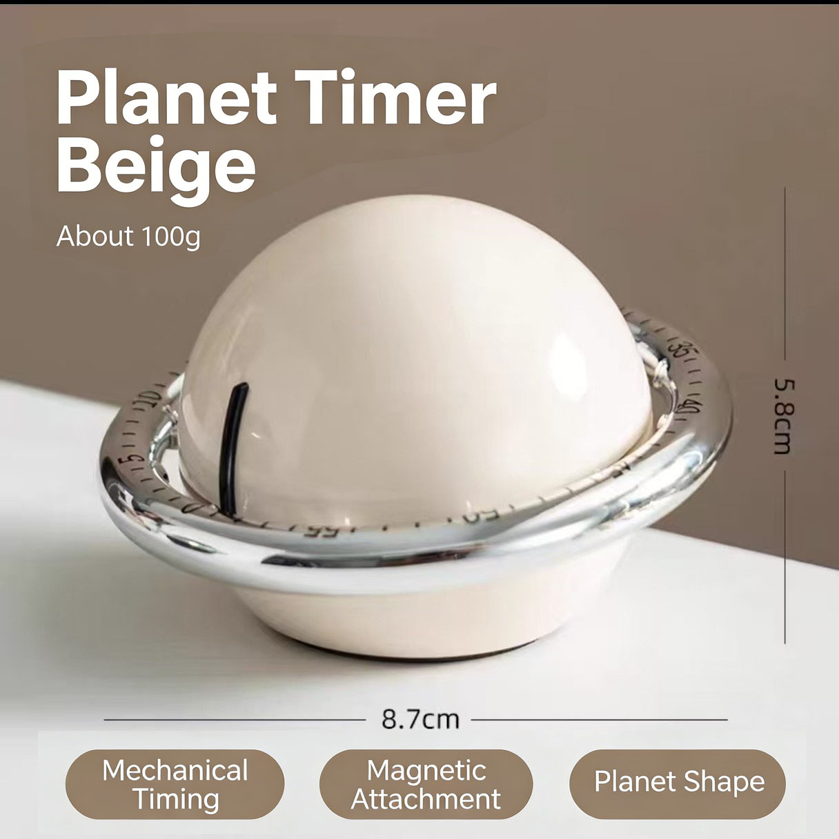 Minuterie interstellaire-beige