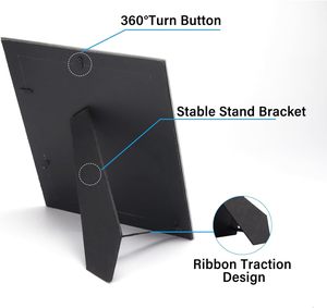 Kalite özel 5 ''6'' 7 ''8'' 10 ''resim çerçevesi, masa üstü için Sparkle cam fotoğraf çerçeveleri 5x7, yatay veya dikey - Product Image 3