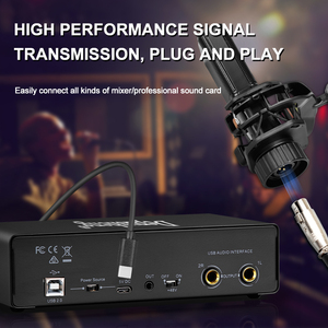 德普生MD22-MX新到USB专业演播室声卡录音音频接口和麦克风套装 - Product Image 4