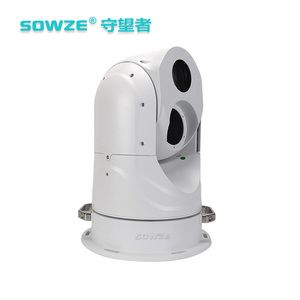 การเฝ้าระวังทางทะเล2แกนกล้อง PTZ ภาพความร้อนที่มีความเสถียร - Product Image 4