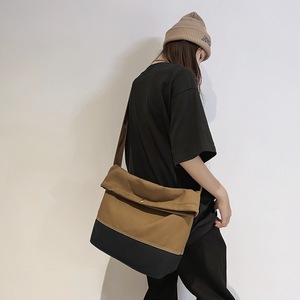 Bolso de lona, clase de estudiante universitaria femenina, bandolera de un solo hombro, Escuela de gran capacidad, tutorial de secundaria, Bo - Product Image 2