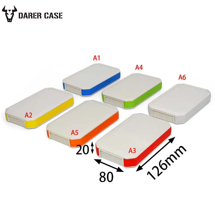 プラスチックジャンクションボックス126*80*20mm AK-H-77a中国電子プロジェクトカスタムPCBスイッチ
