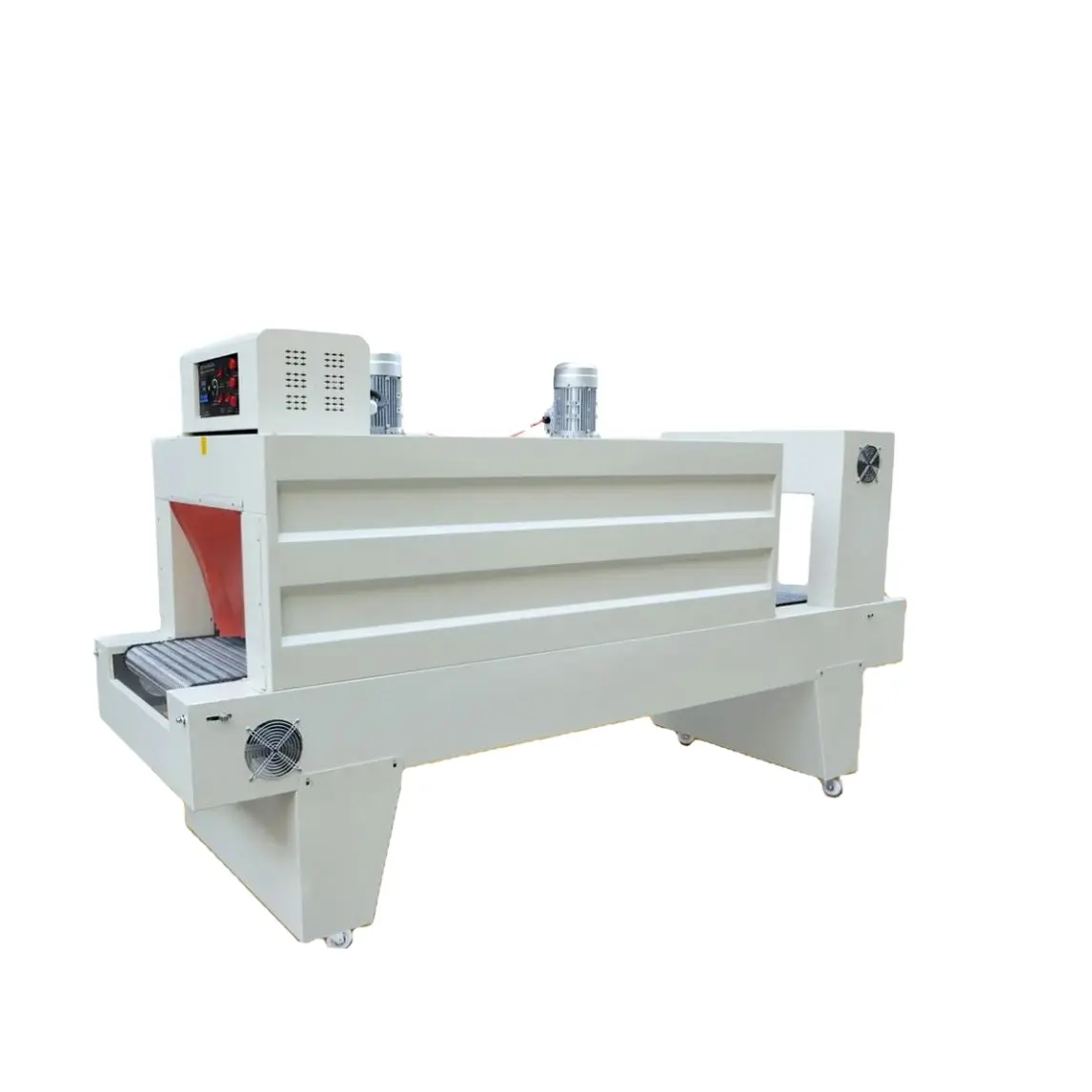 BS-4535LA Hualian Automatic Tunnel Embalagem Wrap Tubing PVC Polyolefin Film Packing Heat Tube Shrink Wrapping Machine