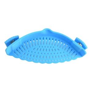 Snap N <strong>Strain</strong> <strong>Pot</strong> Strainer Pasta Strainer Adjustable Silicone Clip on Strainer for <strong>Pots</strong>, Pans, and Bowls - Kitchen Colander - Product Image 2
