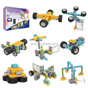 50 in 1 STEM DIY Programmier roboter Baustein Set Kunststoffs teine Kompatibel mit WeDo 2.0 Science Education Kit - Product Image 1