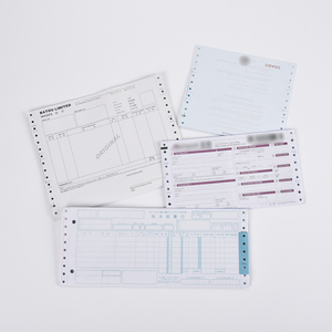 Papel sin carbón de color Pantone de forma continua de ordenador de calidad distinguida para usos múltiples