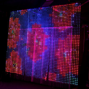 Kingyi P50 Mesh Lights Dmx LED-Pixel-Controller Adressierbarer Rgbw-LED-Pixel-Lichterkette Flexibler, weicher, transparenter LED-Bildschirm - Product Image 3