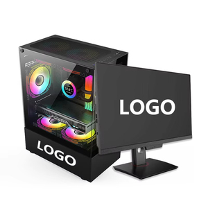 OME 24 pulgadas Win10 unidad de sistema 4GB 8GB HDD SSD computadora de escritorio Core I3 I5 I7 PC juego de caja de computadora - Product Image 1