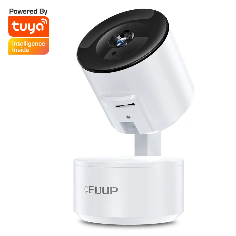 EDUP Nouvelle Arrivée 1080P HD 33ft Tuya Smart Home WiFi Caméra IP Caméra Réseau Intérieur Tuya Caméra Avec Vision Nocturne