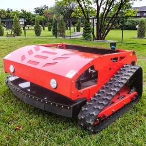 芝刈り幅550mm安い芝刈りロボットクローラー車輪付きリモートコントロール芝刈り機CE EPA証明書付きロボットリモコン - Product Image 3