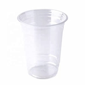 Disposable High Transparent PET Plastic Cup With Lids 98 Caliber for Milk Tea Coffee <strong>Juice</strong> Wine Champagne <strong>Etc</strong>. - Product Image 5