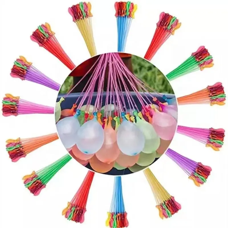 111 pz/pacco giocattoli estivi interattivi giocattoli bomba giocattolo festa magica palle d'acqua facile riempimento rapido palloncini in lattice Unisex
