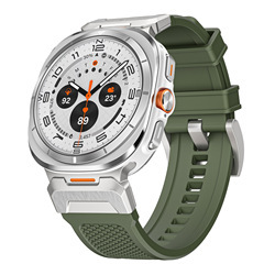 Silver + green-Strap only