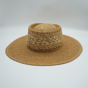 Kadın Handwoven yaz Panama şapka güneş koruma açık spor seyahat balıkçılık için şık tasarım rahat kayak parti bisiklet - Product Image 5