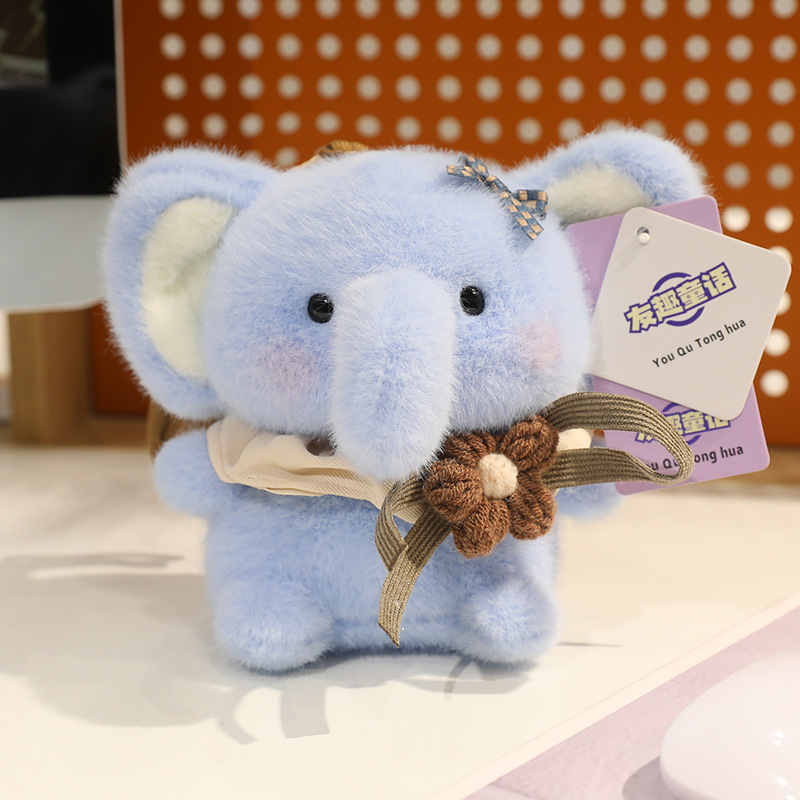 Brown flower elephant