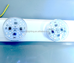 2025 nuovo Design 48mm 20leds luna luna luce Pixel AC24V E14 RGB parco divertimenti LED automatico RGBW carosello di illuminazione - Product Image 3