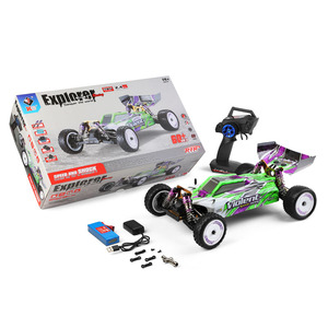 WLtoys 104002 1/10 2.4G RTR 4WRCレーシングカーブラシレスモーター60KM/Hオフロードトラックメタルラリーデューンバギー