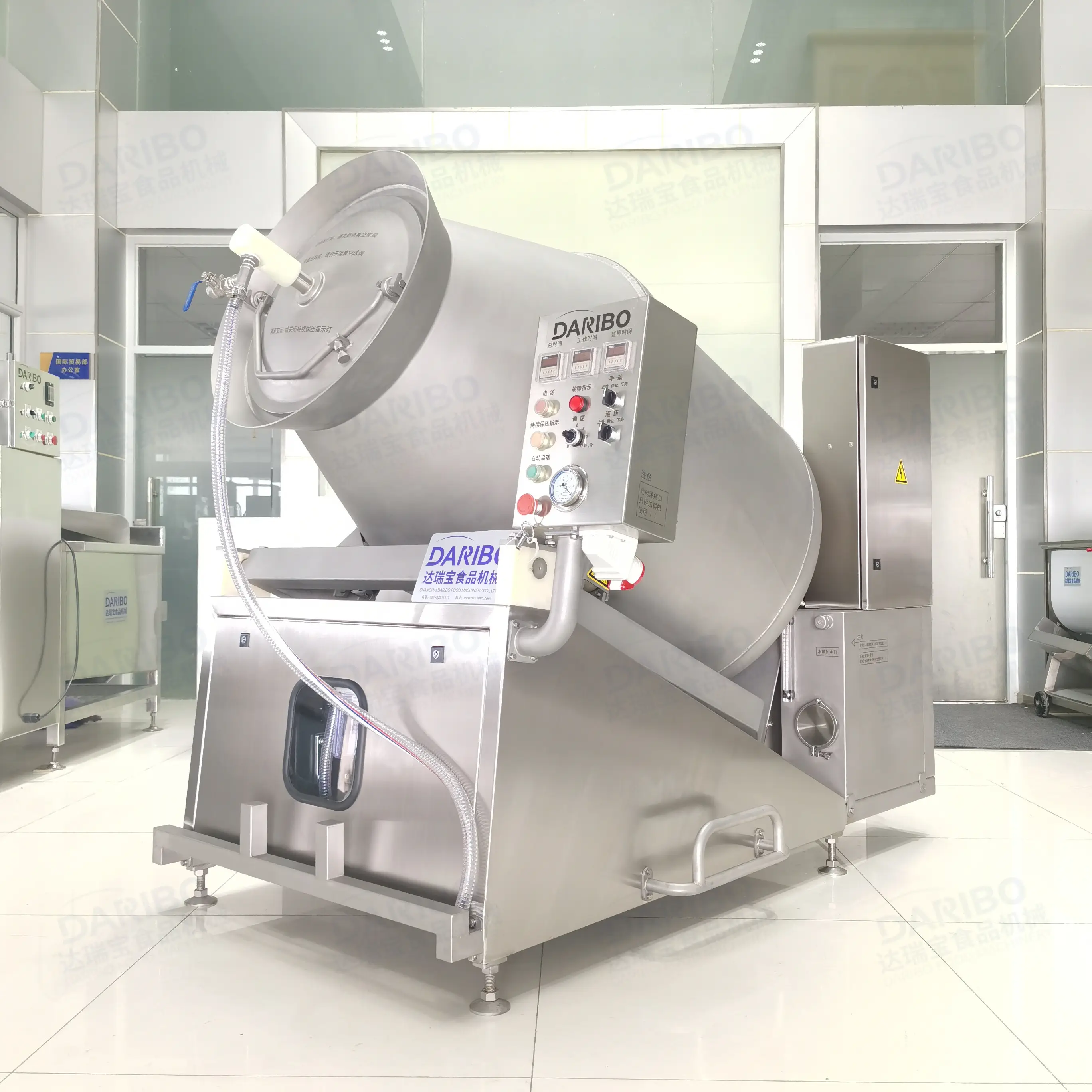 2020 वैक्यूम मांस रोलर मछली सानना मशीन गोमांस प्रक्रिया वैक्यूम गिलास मटन Marinator मशीन
