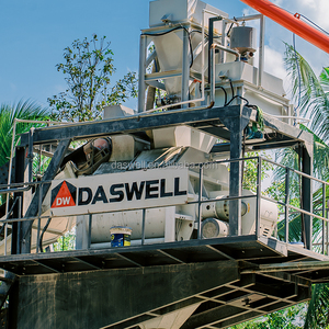 Daswell高効率ローカルストックツインシャフトコンクリートミキサー用フィリピンバッチプラント混合