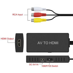 CABLE convertidor AV a HDTV, adaptador de 1080P, PAL/ NTSC, compuesto a HDTV, CNBS, 3 RCA a HDMI - Product Image 2