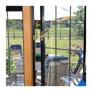 CBMmart Customized Wood Color Thermal Break Aluminum Stainless Steel Window Specification of Aluminium Doors and windows