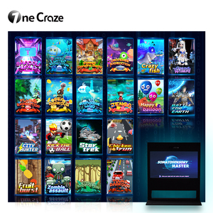 Nuova macchina Video giochi interattivi 20 con schermo HD movimento magico per mostre pubblicitarie multimediali
