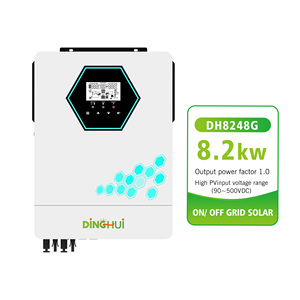 Inversor Solar Híbrido de Entrada PV Dual de 8,2 KW, Controlador de Cargador Solar MPPT 160A, Botón Táctil Monofásico, Inversor de Salida de CA de 60Hz - Product Image 3