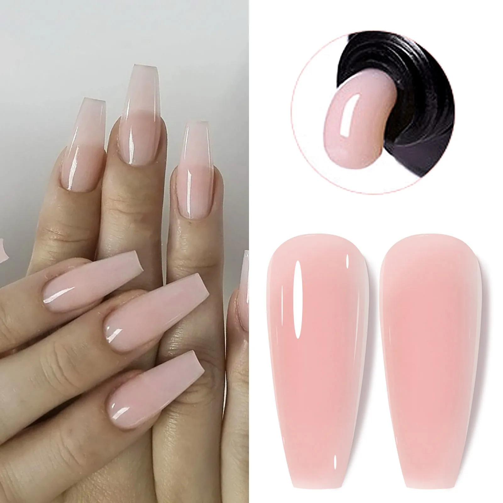 Private Label Nail Product Bulk Item Cosméticos Acrílico Uv Gel Nail Polish Cor Estender Gel Para Nail Slaon