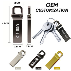 LEVOFAST Benutzer definiertes Logo 16GB USB-Flash-Laufwerk Edelstahl-Schlüsselsp eicher Pen Drive Stick Disk mit benutzer definiertem Logo - Product Image 3