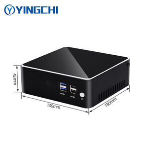 Mini-PC Celeron J4125 Quad-Core Win10/11 Pro Linux DDR4 RAM MSATA-Speicher 12V X86 4K Desktop-Computer