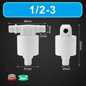 Van phao điều khiển mực nước tự động 1/2 inch, 3/4 inch, 1 inch, thiết bị điều khiển bổ sung nước tự động, van điều khiển bể nước, tháp nước, van phao - Product Image 6