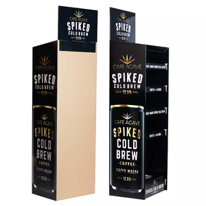 Benutzer definierte Karton POP Display Regalst änder Rack Karton Boden Display Stand für Getränke - Product Image 4
