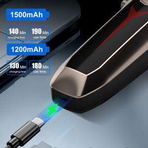 Lanumi 688-10 Chuyên Nghiệp Mới cắt tóc tóc tông đơ thiết lập 1500mAh Rocker-phong cách 5 cấp độ điều chỉnh người đàn ông tóc điện Clipper Kit - Product Image 4