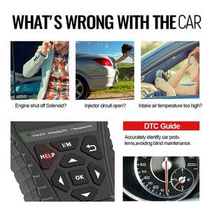 Onboard-Diagnose tool des Scanners Vollsystem OBDII/EOBD-Code leser Voll motor prüfung Motor-ECM-Test prüf werkzeug - Product Image 6