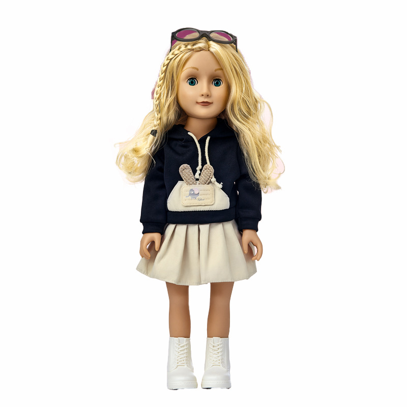Muñeca niña de 18 pulgadas-j