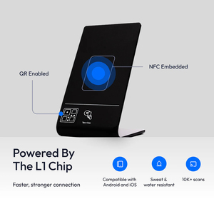 แผ่นโลหะ NFC แบบฝังสำหรับเมนูร้านอาหารแท่นวางแบบอะคริลิกพีวีซี - Product Image 4