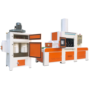 High-Speed Pass-Through Abrasive Equipment with Robotic <strong>Loading</strong>/<strong>Unloading</strong> <strong>Conveyor</strong> Type Sand Blasting Machine - Product Image 5