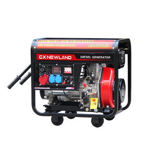 6kva 5kw 400V 3 fazlı anahtar başlangıç dijital kontrol ATS soketi ile taşınabilir dizel jeneratör - Product Image 4